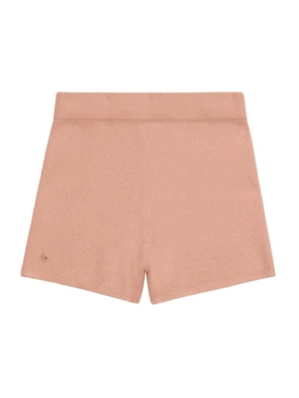 Sandro Izzie Wool Shorts In Powder Blush Pink